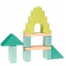Строительные кубики Гриммс, маленький дом, зеленый