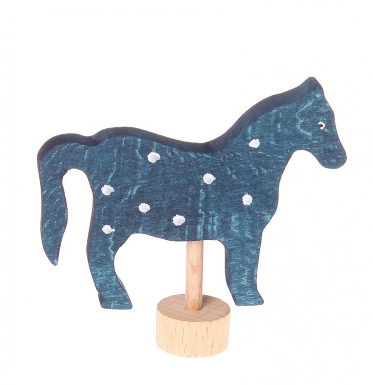 Decorative Figure Horse, blue