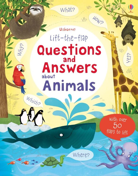Lift-the-flap questions and answers about animals